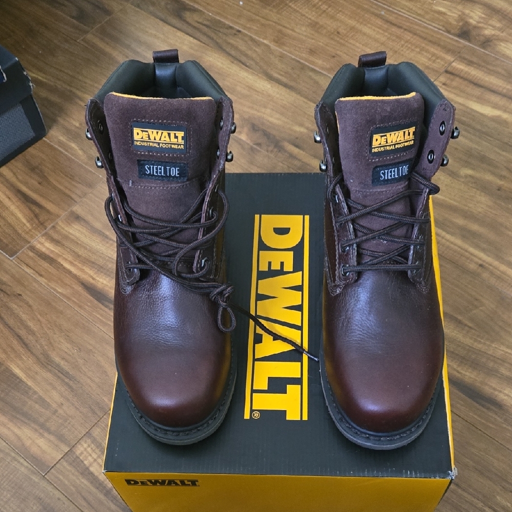 DeWalt Men's Dark Brown Steel Toe Boots